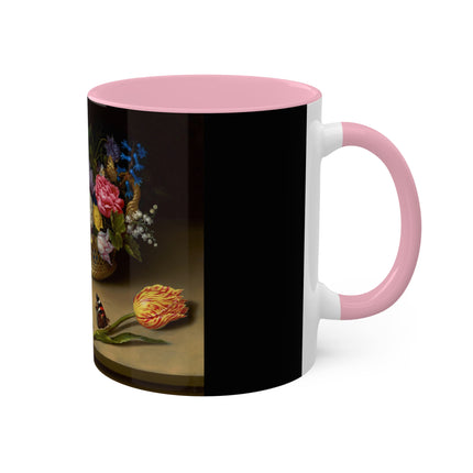 Flower Still Life by Ambrosius Bosschaert Colorful Mugs, 11oz