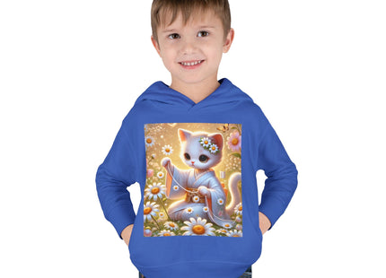 Daisy Chain Whimsy Toddler Pullover Fleece Hoodie
