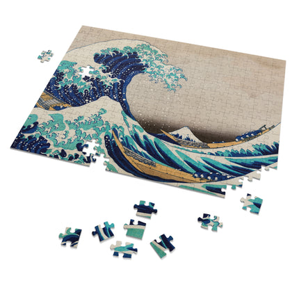 The Great Wave off Kanagawa by Katsushika Hokusai Puzzle (30, 110, 252, 500-Piece)