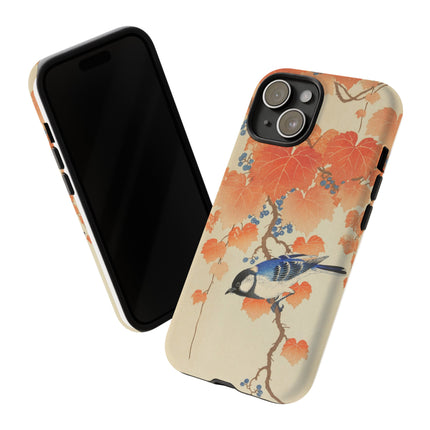Japanese Bird and Branch by Ohara Koson Phone Cases
