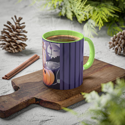 The Startled Pumpkin Colorful Mugs, 11oz