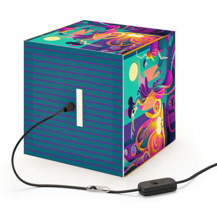 Dance of the Skeleton Ballerinas Light Cube Lamp