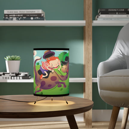 Rip-Roaring Fun Tripod Lamp