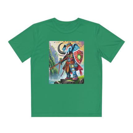 Cyberpunk Elephant Youth Competitor Tee