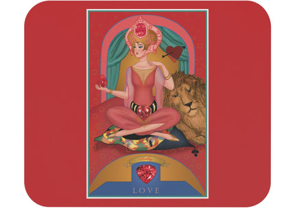 July & Ruby (from the Gem Series) by Sofia Chiostri Mouse Pad, Rectangle