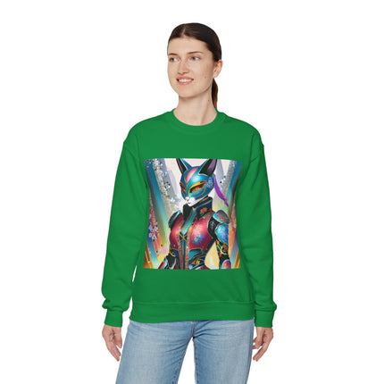 Cyberpunk Chic Unisex Heavy Blend™ Crewneck Sweatshirt