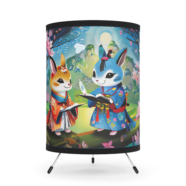 Fairy Animals Writing Wishes Tripod Lamp
