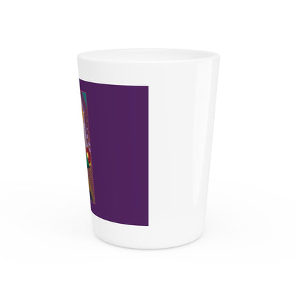 February & Amethyst (from the Gem Series) by Sofia Chiostri Ceramic Shot Glass