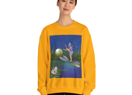 Fairy on a Dragonfly Heavy Blend™ Crewneck Sweatshirt