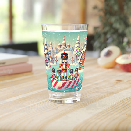 Nutcracker Candy-Striped Adventure Glass, 16oz