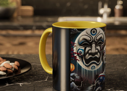Geisha’s Black Ink Tears Colorful Mugs (11oz, 15oz)