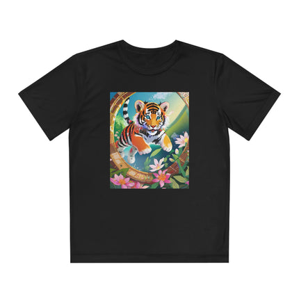 Majestic Tiger Cub Youth Competitor Tee – Courage, Adventure & Fiery Spirit