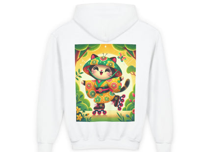 Firefly Dance on Wheels Youth Heavy Blend Hooded Sweatshirt