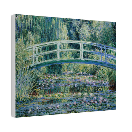 Water Lilies and Japanese Bridge by Claude Monet Matte Canvas, Stretched, 0.75"