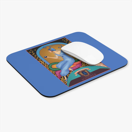 September & Sapphire (from the Gem Series) by Sofia Chiostri Mouse Pad, Rectangle