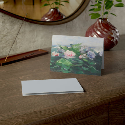 Water Lilies by Karl Hagemeister Greeting Cards (1, 10, 30, and 50pcs)