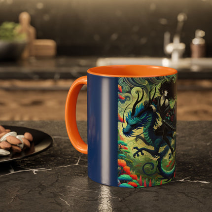 Mystic Guardian of the Sky Light Colorful Mugs (11oz, 15oz)