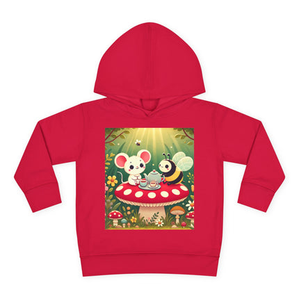 Tea Time Friends Toddler Pullover Fleece Hoodie