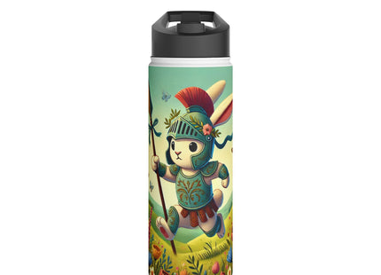Rabbit Gladiator Stainless Steel Water Bottle, Standard Lid