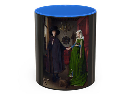 Arnolfini Portrait by Jan Van Eyck Colorful Mugs (11oz, 15oz)