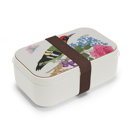 Woodpecker & Rose Bento Lunch Box – Charming Beauty & Refined Simplicity