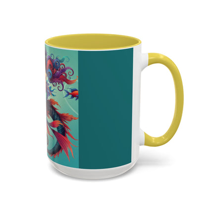 Mermaid & Sea Dragon Mug – Ocean Guardian & Mythic Beauty