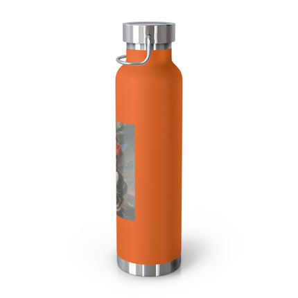 Napoleon Crossing the Alps by Jacques-Louis David Copper Vacuum Insulated Bottle, 22oz