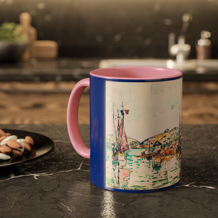 Concarneau by Paul Signac Colorful Mugs (11oz, 15oz)