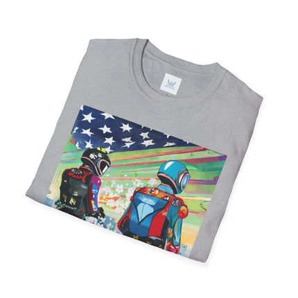 NSA Cyber Punk Computer Hacking Team Softstyle T-Shirt