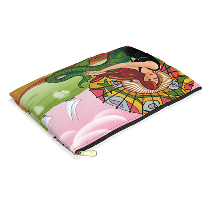 Enchanted Mermaid Accessory Pouch – Vintage Art Deco Design
