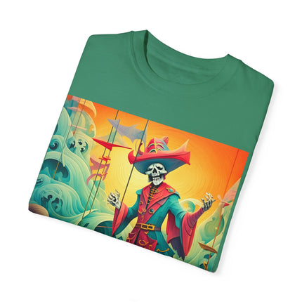 Skeleton Crew of the Misty Seas Unisex Garment-Dyed T-shirt