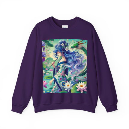 Fairy of the Koi Pond Heavy Blend™ Crewneck Sweatshirt