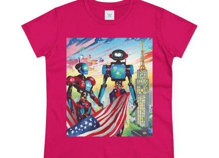 High Fashion Cyberpunk CIA Robots Cotton Tee