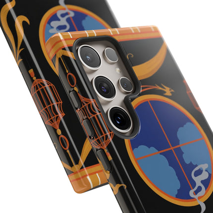 Art Deco Lounge Phone Case – Opulent Smoke & Timeless Glamour