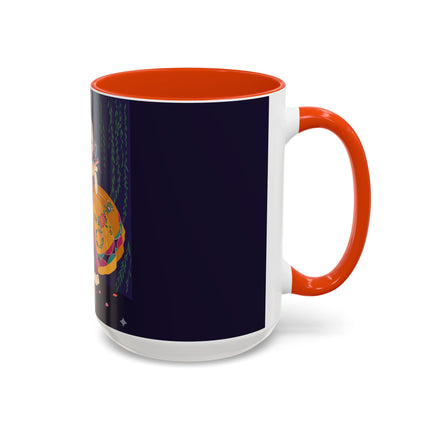 Moonlit Masquerade: The Fairy Queen's Ball Colorful Mug (11oz, 15oz) – Fairy Tale Elegance, Fantasy Charm & Enchanted Style
