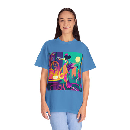 Dance of the Skeleton Ballerinas Unisex Garment-Dyed T-shirt