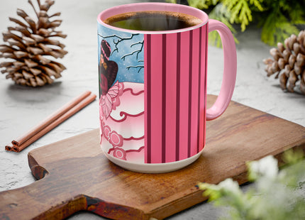 Winter Rose Empress Colorful Mugs (11oz, 15oz)