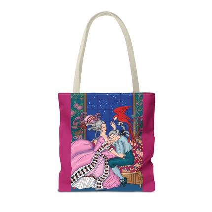 The Jealous Parrot by George Barbier Tote Bag (AOP)