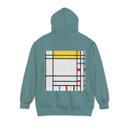 Place de la Concorde by Piet Mondrian Unisex Garment-Dyed Hoodie