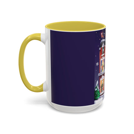 A Christmas Eve Celebration Colorful Mugs (11oz, 15oz)