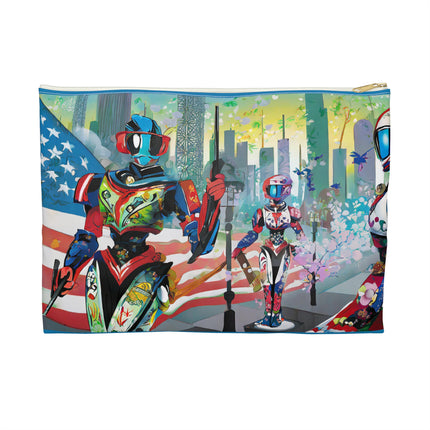 High Fashion Cyberpunk CIA Robots Pencil Case