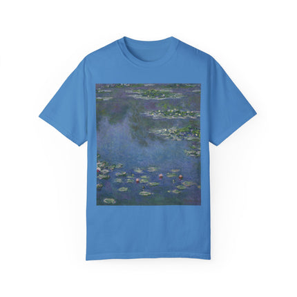 Water Lilies by Claude Monet Unisex Garment-Dyed T-shirt