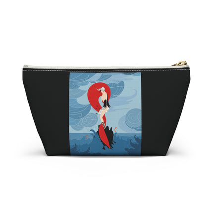 Siren of the Waves Cosmetic Bag – Dramatic Sea Power & Bold Elegance