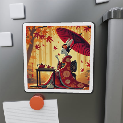 Theatrical Harvest Rabbit Die-Cut Magnets (5 Sizes)