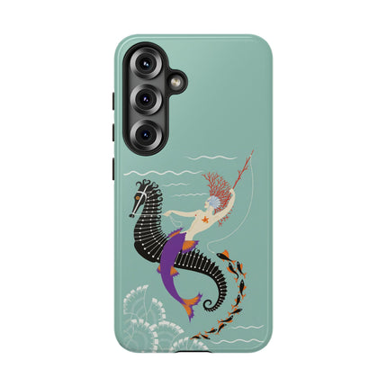 Mermaid on Seahorse Phone Case – Mythic Ocean Grace