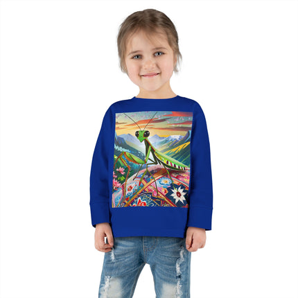 The Joyful Mantis Toddler Long Sleeve Tee