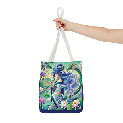 Fairy of the Koi Pond Tote Bag – Mystical Harmony & Pond Enchantment