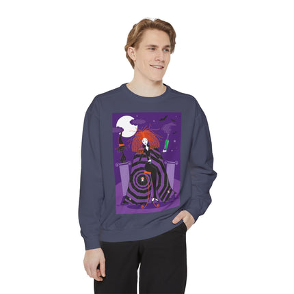 Mystic Elegance Unisex Garment-Dyed Sweatshirt
