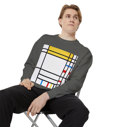 Place de la Concorde by Piet Mondrian Garment-Dyed Sweatshirt