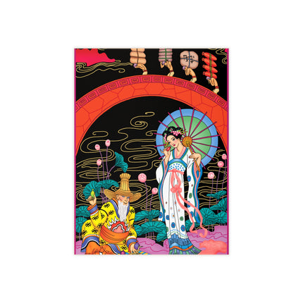 The Romance of Perfume by George Barbier Ceramic Tile